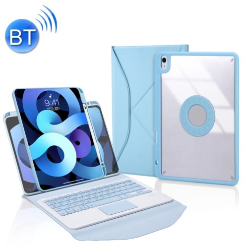 Niebieskie Etui Klawiatura TouchPad do iPad Air 10.9 2022/2020