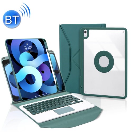 Zielone Etui Klawiatura TouchPad do iPad Air 10.9 2022/2020
