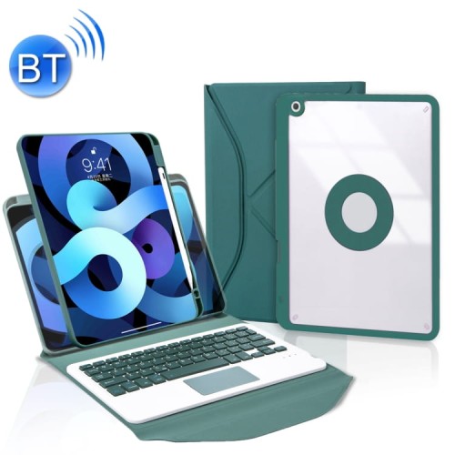 Zielone Etui Klawiatura TouchPad do iPad 10.2 2021/2020/2019