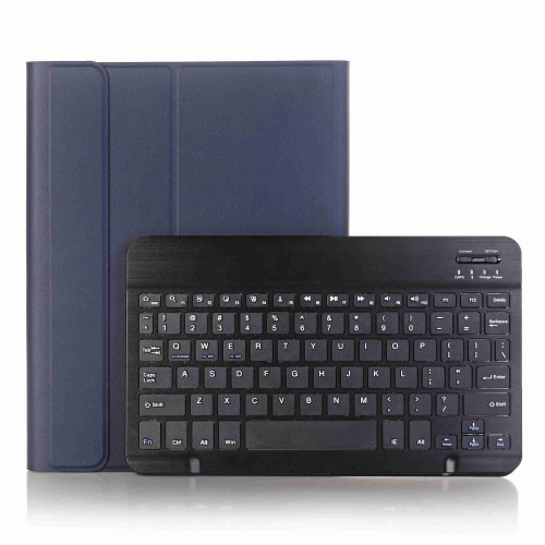 Granatowe Etui Bezprzewodowa Klawiatura do iPad 10 2022 10.9 cala