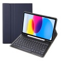 Granatowe Etui Bezprzewodowa Klawiatura do iPad 10 2022 10.9 cala