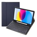 Granatowe Etui Bezprzewodowa Klawiatura do iPad 10 2022 / iPad 11 2025