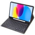 Granatowe Etui Bezprzewodowa Klawiatura do iPad 10 2022 10.9 cala