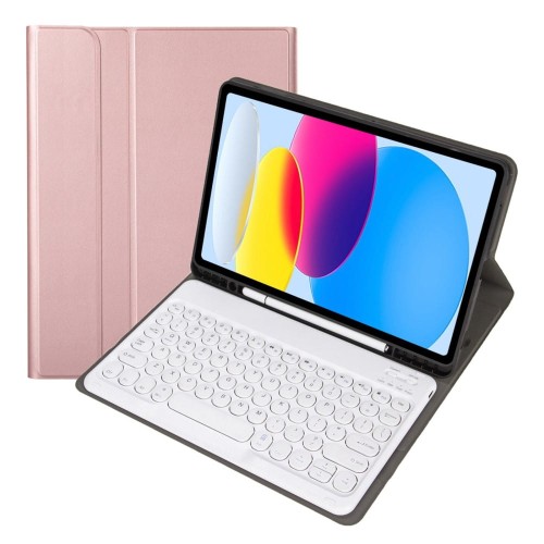 Różowe Etui Bezprzewodowa Klawiatura do iPad 10.9 2022