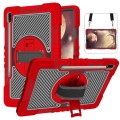 Shockproof Pancerne Etui Obudowa do Samsung Galaxy Tab S8 Plus czerwone