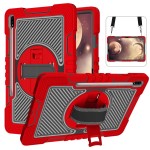 Shockproof Pancerne Etui Obudowa do Samsung Galaxy Tab S8 Plus czerwone