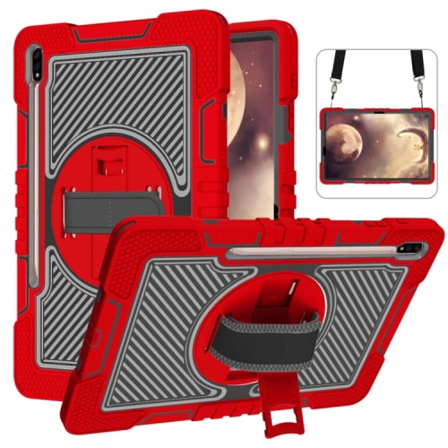 Shockproof Pancerne Etui Obudowa do Samsung Galaxy Tab S8 Plus czerwone