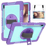Shockproof Pancerne Etui Obudowa do Samsung Galaxy Tab S8 Plus fioletowe
