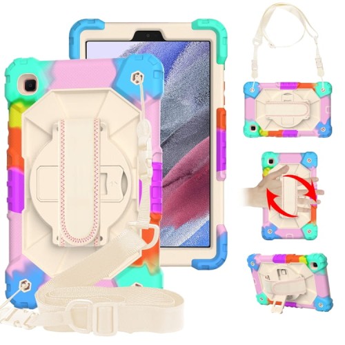 Shockproof Pancerne Etui z Paskiem i Uchwytem do Samsung Galaxy Tab A7 Lite