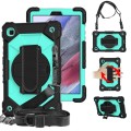 Pancerne etui, obudowa do Samsung Galaxy Tab A7 Lite 8.7 T220 T225 czarno-zielone