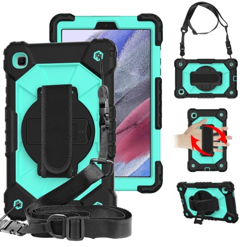 Pancerne etui, obudowa do Samsung Galaxy Tab A7 Lite 8.7 T220 T225 czarno-zielone