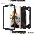 Shockproof Pancerne Etui z Paskiem i Uchwytem do Samsung Galaxy Tab A7 Lite