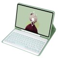 Zielone Etui Bezprzewodowa Klawiatura do Samsung Galaxy Tab S6 Lite