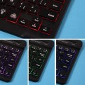 Czarne Etui Podświetlana Klawiatura Samsung Galaxy Tab A7 Lite 8.7 T220/T225