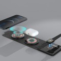 TOTUDESIGN Składana Ładowarka Bezprzewodowa 15W do Apple iPhone AirPods, Apple Watch