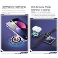 TOTUDESIGN Składana Magnetyczna Ładowarka Bezprzewodowa 15W do Apple iPhone AirPods, Apple Watch