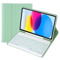 Zielone Etui Bezprzewodowa Klawiatura do iPad 10.9 2022