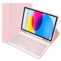 Różowe Etui Bezprzewodowa Klawiatura do iPad 10.9 2022
