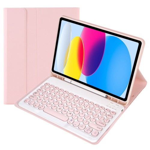 Różowe Etui Bezprzewodowa Klawiatura do iPad 10.9 2022