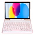 Różowe Etui Bezprzewodowa Klawiatura do iPad 10.9 2022