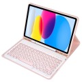 Różowe Etui Bezprzewodowa Klawiatura do iPad 10.9 2022