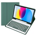 Zielone Etui Bezprzewodowa Klawiatura do iPad 10.9 2022 10 generacji
