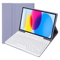 Fioletowe Etui Bezprzewodowa Klawiatura do iPad 10.9 2022 10 generacji