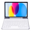 Fioletowe Etui Bezprzewodowa Klawiatura do iPad 10.9 2022 10 generacji