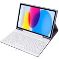 Fioletowe Etui Bezprzewodowa Klawiatura do iPad 10.9 2022 10 generacji