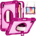 Pancerne Etui Shockproof z Uchwytem i Paskiem do iPad 10 2022 10 gen różowe
