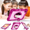 Pancerne Etui Shockproof z Uchwytem i Paskiem do iPad 10 2022 10 gen różowe