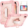 Pancerne Etui Shockproof z Uchwytem i Paskiem do iPad 10 2022 10 gen różowe