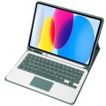 Zielone Etui Bezprzewodowa Klawiatura TouchPad do iPad 10.9 2022