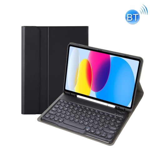 Czarne Etui Bezprzewodowa Klawiatura do iPad 10.9 2022 10 generacji