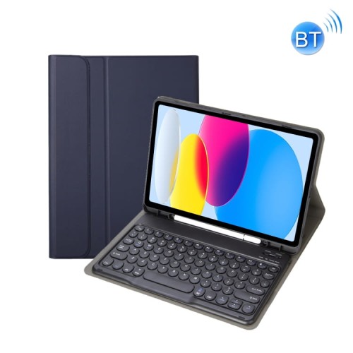 Granatowe Etui Bezprzewodowa Klawiatura do iPad 10.9 2022 10 generacji