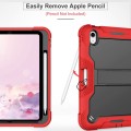 Mocne Etui Obudowa z Uchwytem do iPad 10.9 2022 10 generacji czerwono-czarne