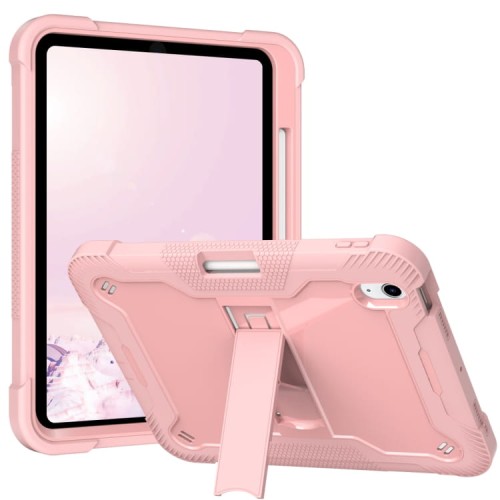 Mocne Etui Obudowa z Uchwytem do iPad 10.9 2022 10 generacji różowe