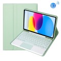 Zielone Etui Bezprzewodowa Klawiatura TouchPad do iPad 10.9 2022