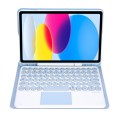 Niebieskie Etui Bezprzewodowa Klawiatura TouchPad do iPad 10.9 2022