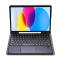 Czarne Etui Bezprzewodowa Klawiatura TouchPad do iPad 10.9 2022