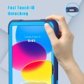 Mocne Etui Obudowa z Podstawką do iPad 10.9 2022 granatowo-niebieskie