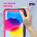 Mocne Etui Obudowa z Podstawką do iPad 10.9 2022 granatowo-różowe