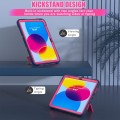 Mocne Etui Obudowa z Podstawką do iPad 10.9 2022 granatowo-różowe
