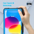 Mocne Etui Obudowa z Podstawką do iPad 10.9 2022 czarno-niebieskie