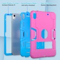 Mocne Etui Obudowa z Podstawką do iPad 10.9 2022 różowo-niebieskie