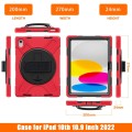 Pancerne Etui Obudowa z Uchwytem do iPad 10.9 2022 10 generacji czerwone
