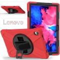 Shockproof Pancerne Etui z Uchwytem do Lenovo Tab 11 / P11 Plus czerwone