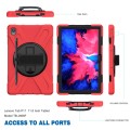 Shockproof Pancerne Etui z Uchwytem do Lenovo Tab 11 / P11 Plus czerwone