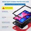 Shockproof Pancerne Etui z Uchwytem do Lenovo Tab 11 / P11 Plus czerwone