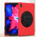 Shockproof Pancerne Etui z Uchwytem do Lenovo Tab 11 / P11 Plus czerwone